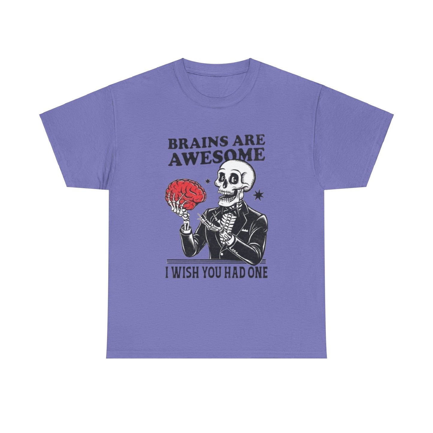 Brains Unisex Heavy Cotton Tee