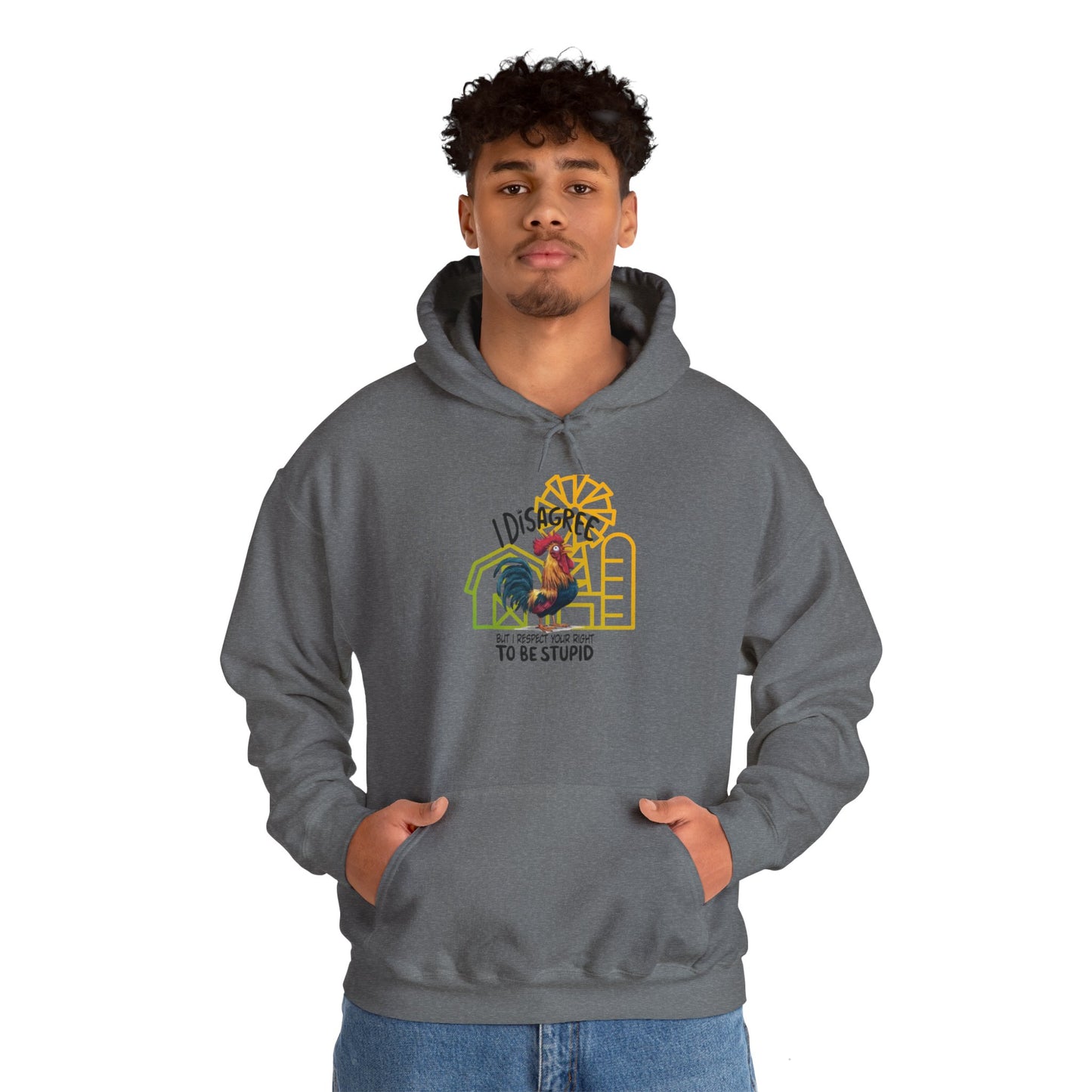 I Disagree Unisex Heavy Blend™ Hooded Sweatshirt