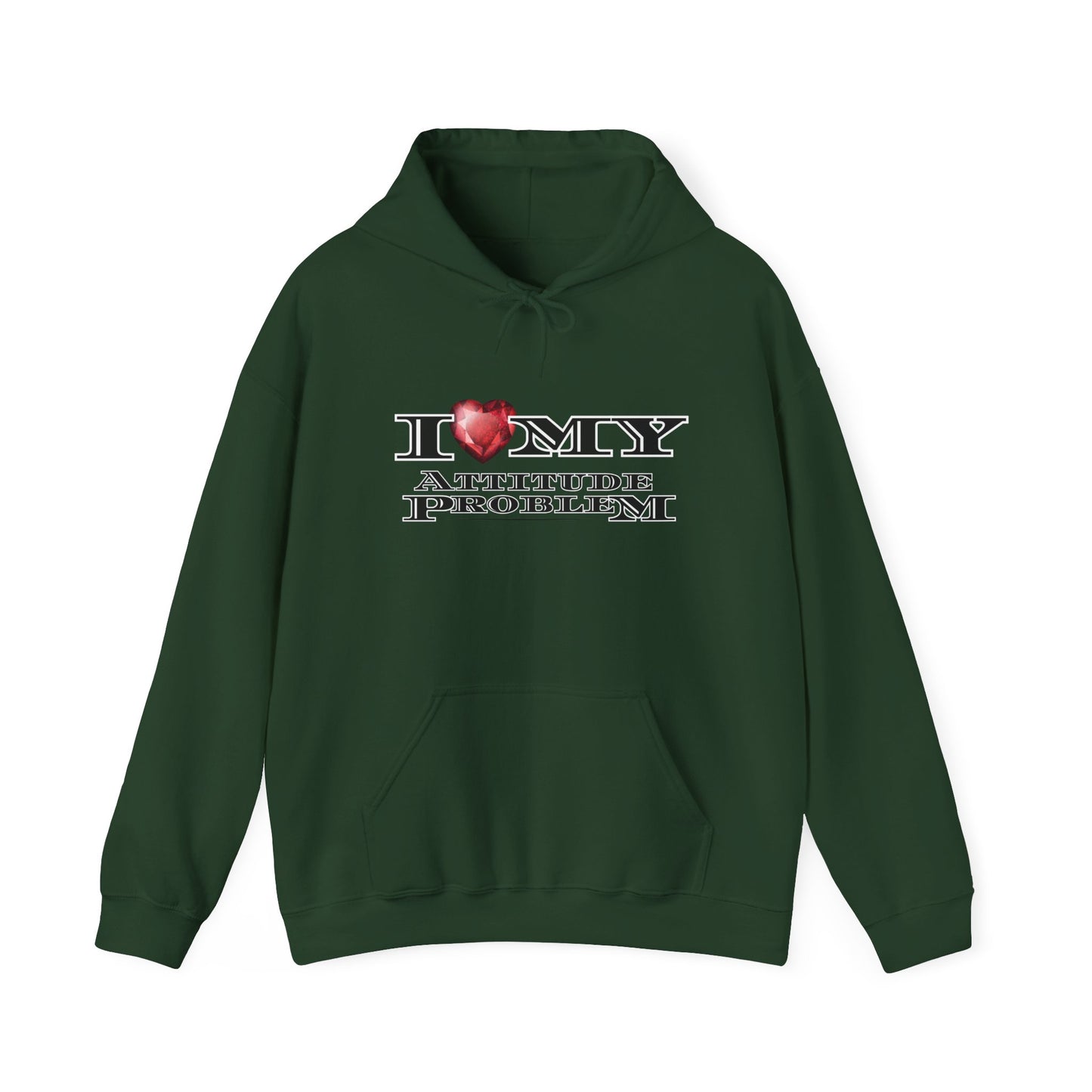 Love My Attitude Unisex Heavy Blend™ Hooded Sweatshirt
