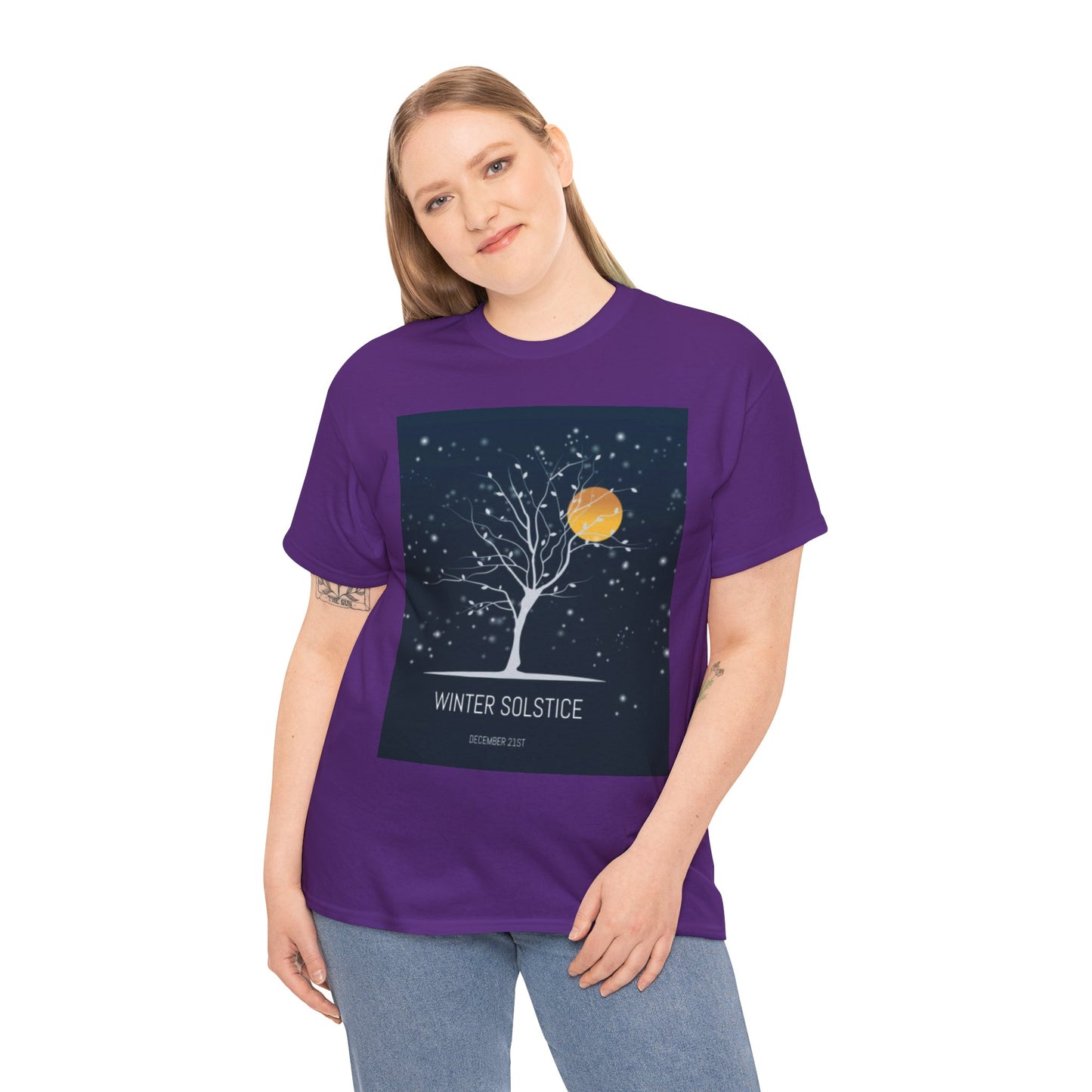 Winter Solstice Unisex Heavy Cotton Tee