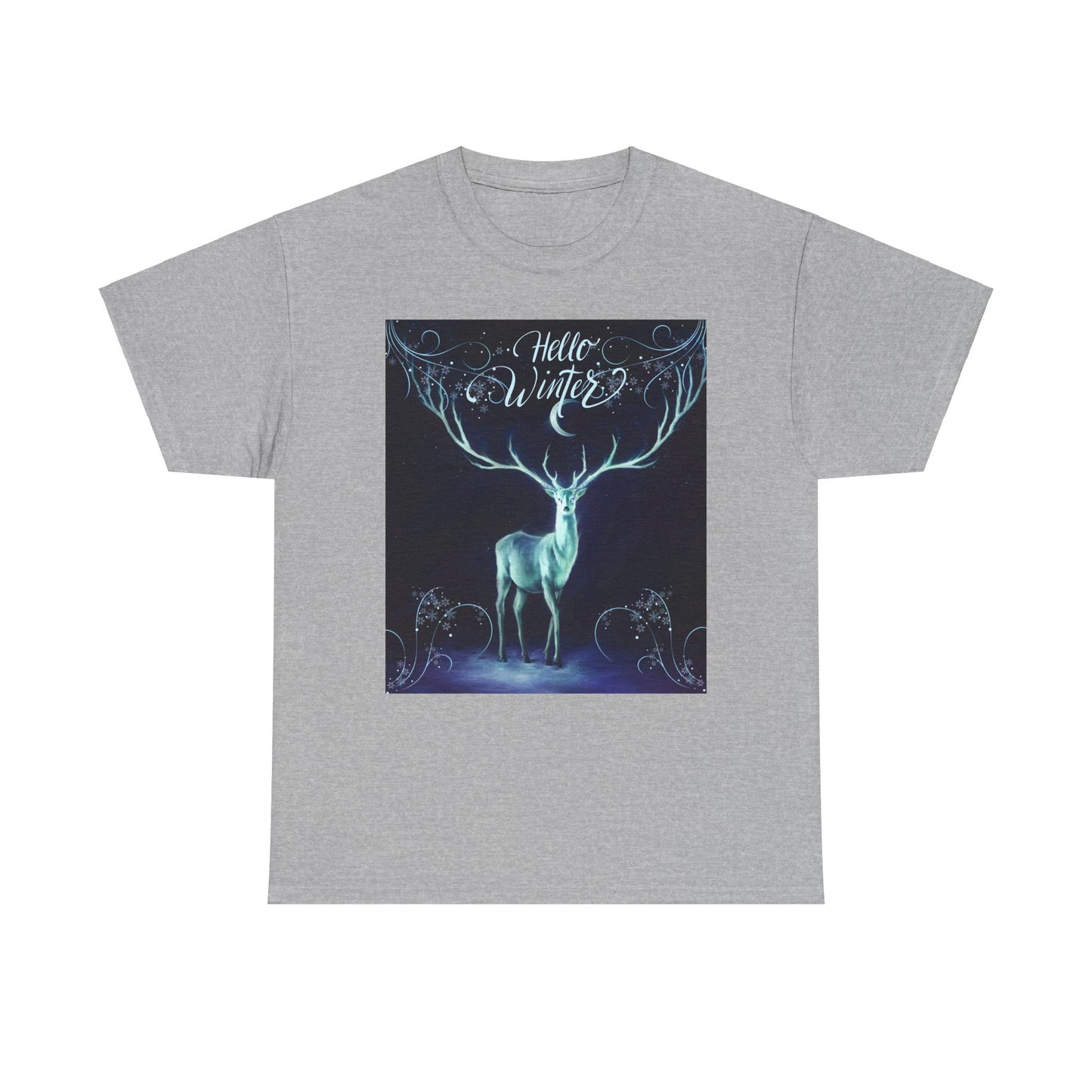 Hello Winter Unisex Heavy Cotton Tee