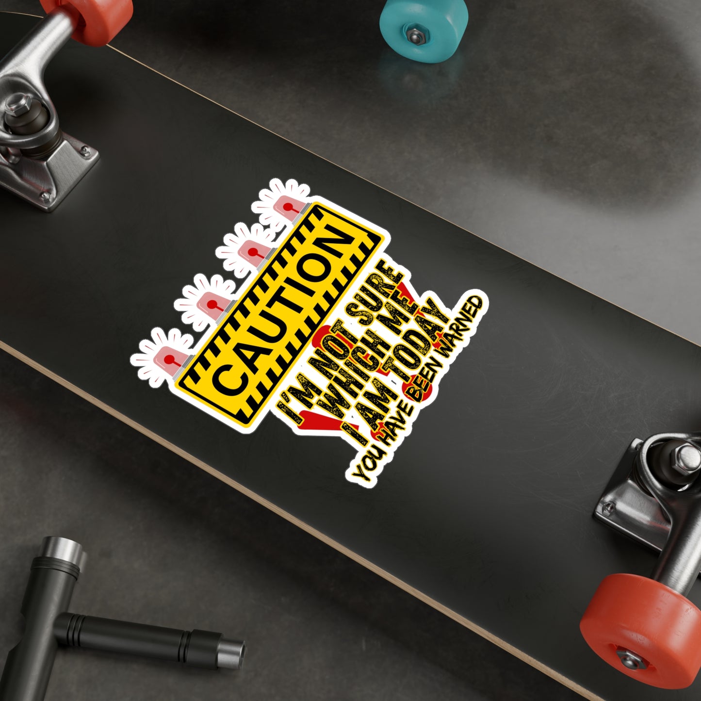 Not Sure Kiss-Cut Vinyl Decals