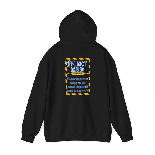 Not Rude Unisex Heavy Blend™ Hooded Sweatshirt