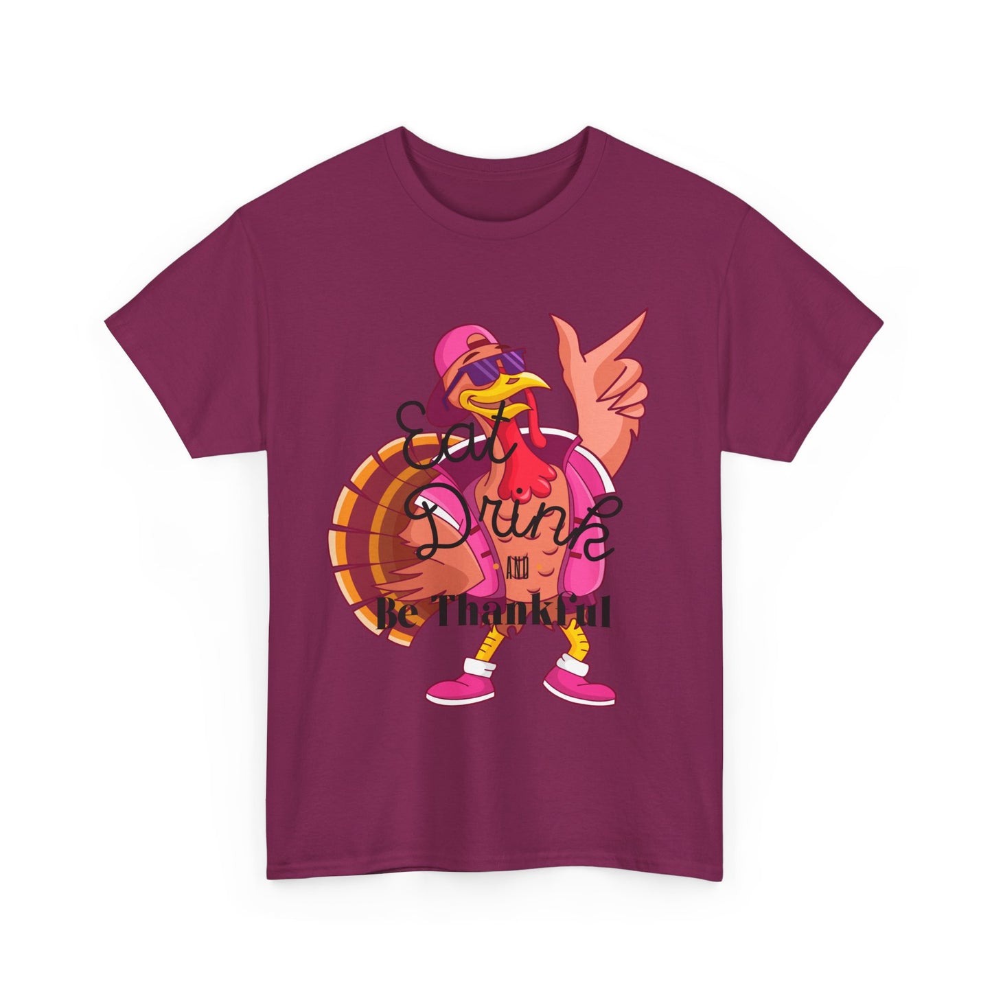 Eat Drink Unisex Heavy Cotton Tee