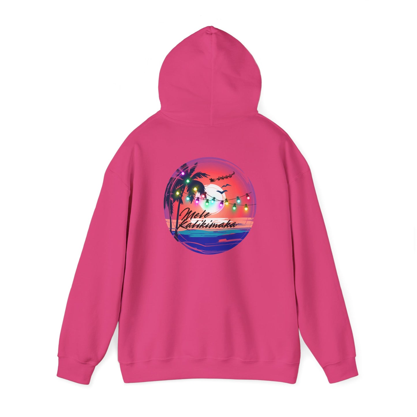 Mele Kalikimaka Unisex Heavy Blend™ Hooded Sweatshirt