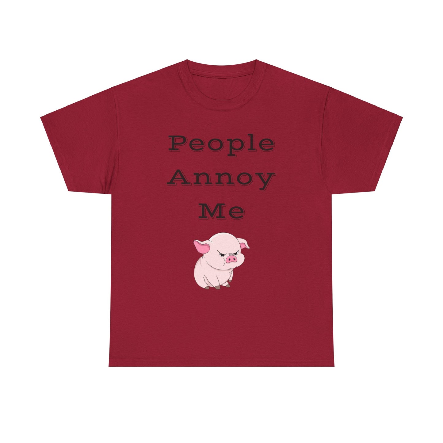 People Annoy Me Unisex Heavy Cotton Tee