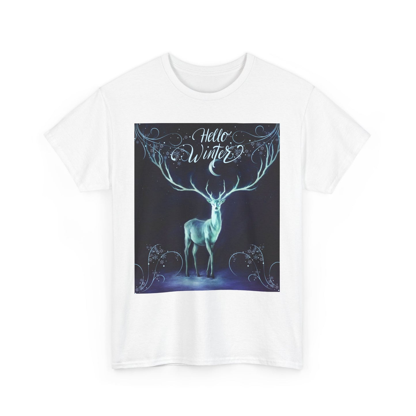 Hello Winter Unisex Heavy Cotton Tee