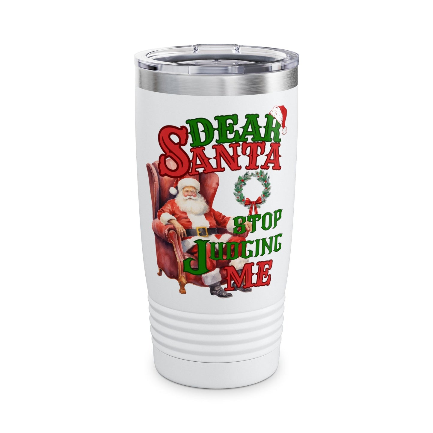 Dear Santa Ringneck Tumbler, 20oz