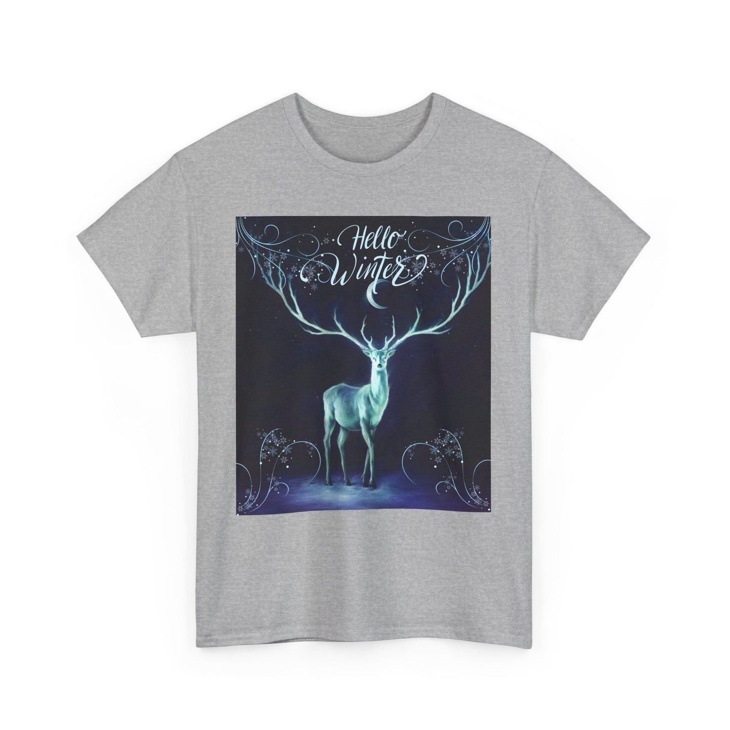 Hello Winter Unisex Heavy Cotton Tee