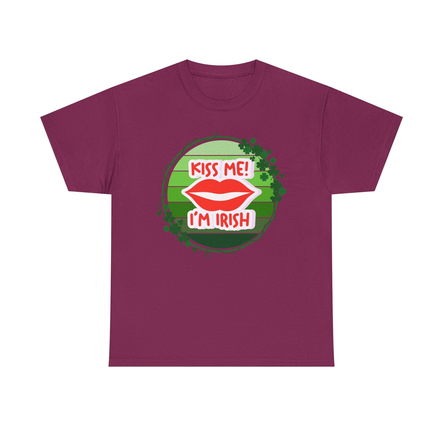 Kiss Me I'm Irish Unisex Heavy Cotton Tee