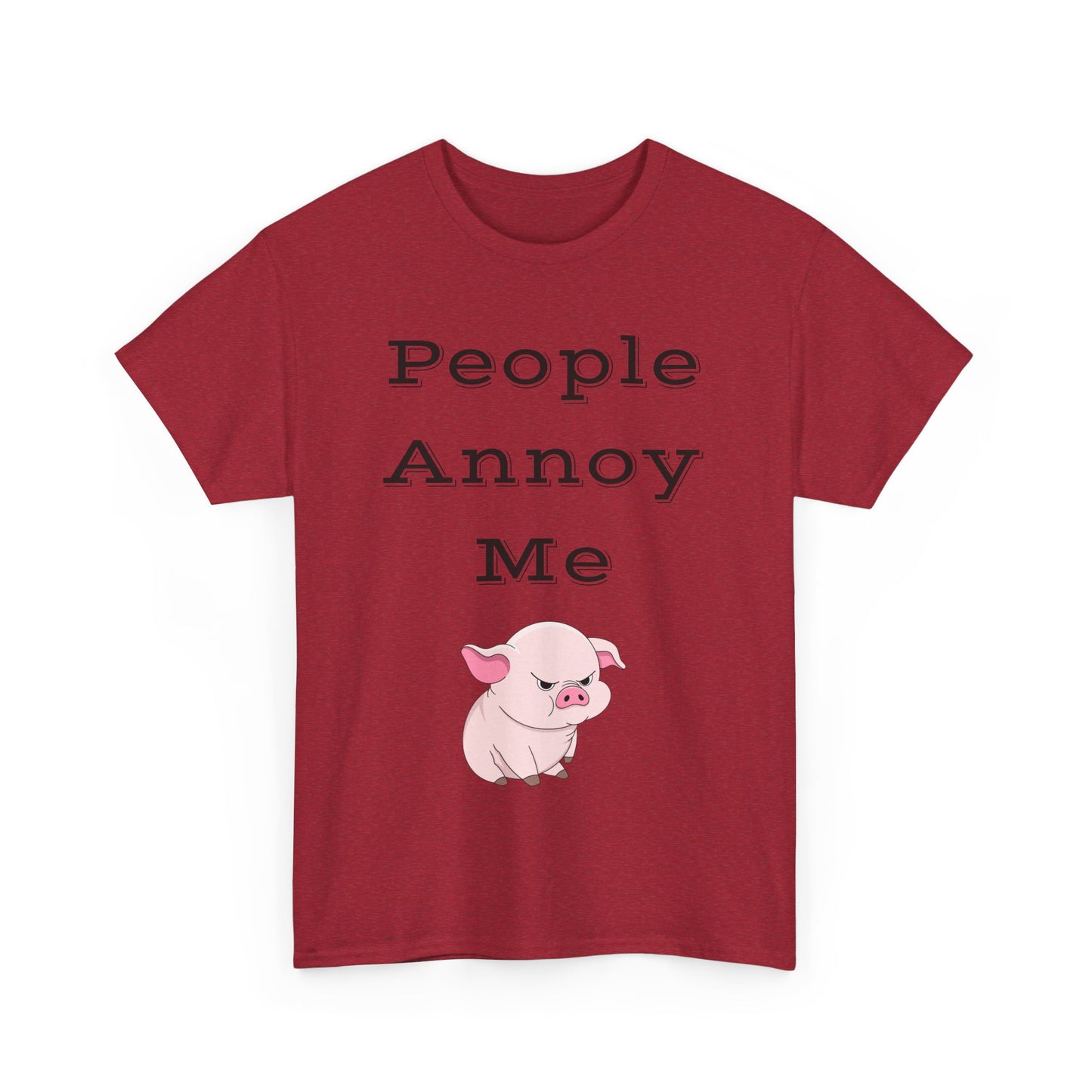 People Annoy Me Unisex Heavy Cotton Tee