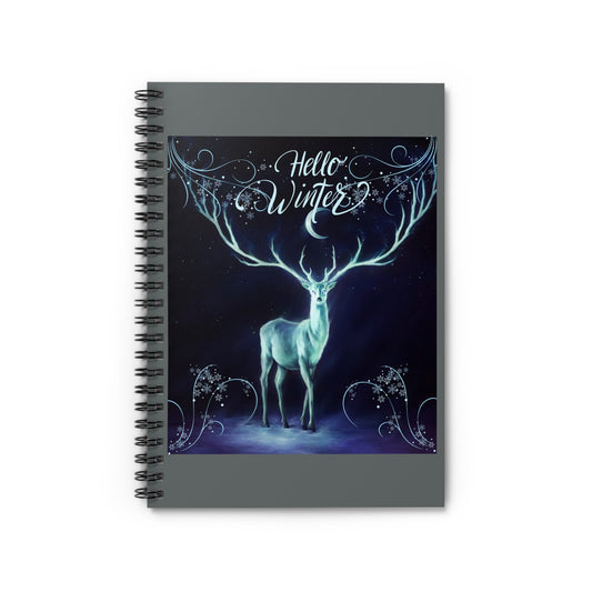 Hello Winter Spiral Notebook - Ruled Line
