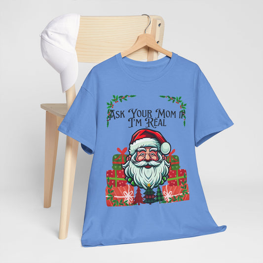Ask your Mom Unisex Heavy Cotton Tee