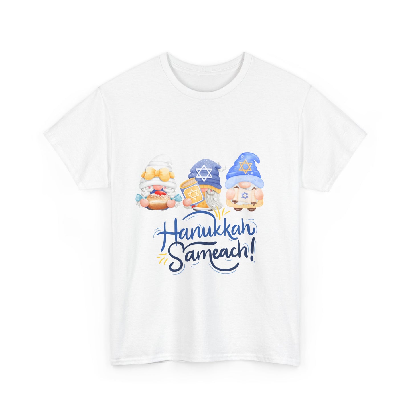 Hanukkah Gnomes Unisex Heavy Cotton Tee