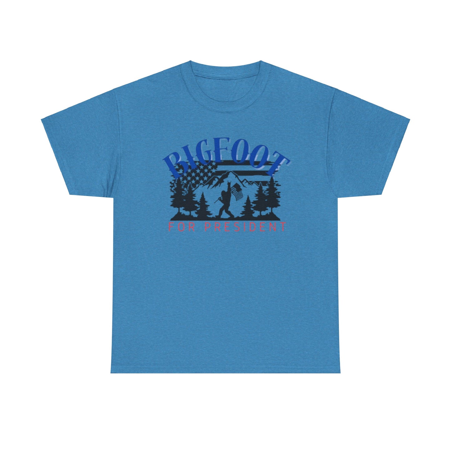 Bigfoot for President Unisex Heavy Cotton Tee