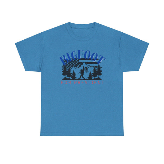 Bigfoot for President Unisex Heavy Cotton Tee
