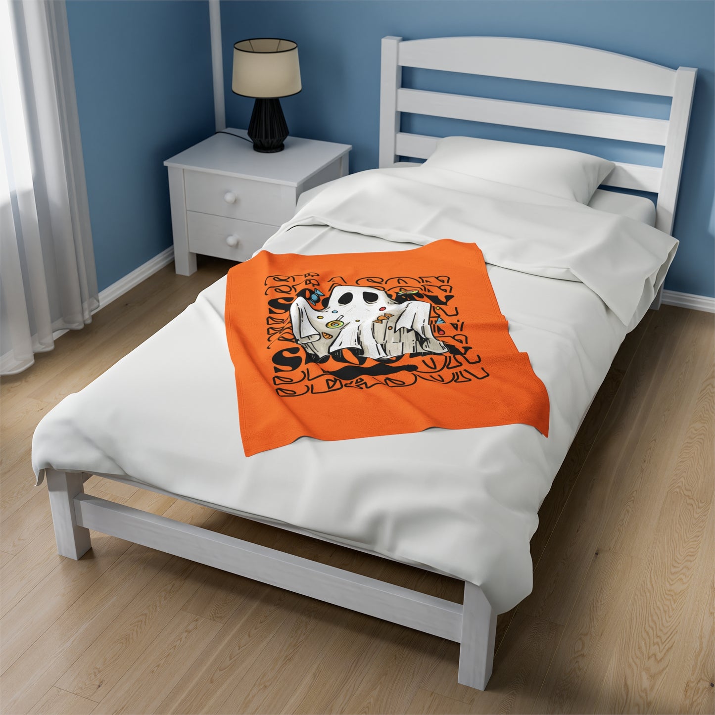 Spooky Season Velveteen Plush Blanket