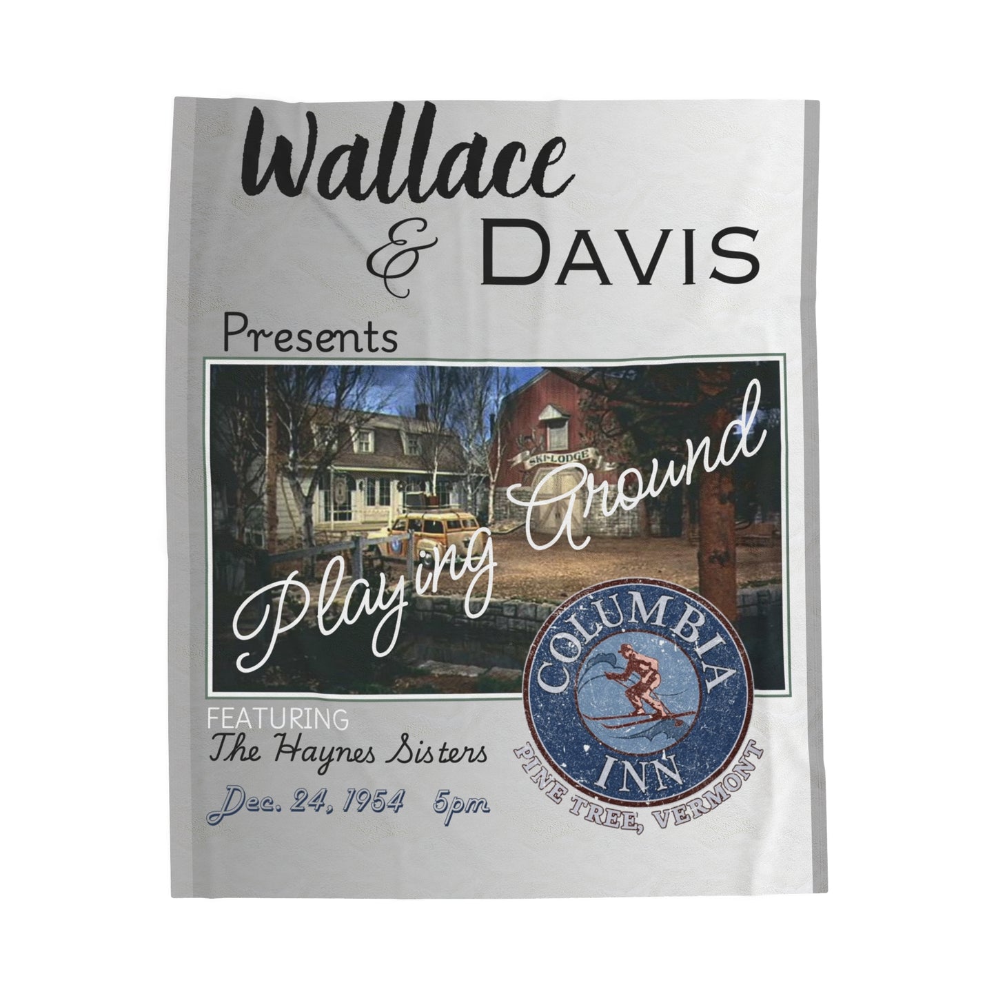 Wallace and Davis Velveteen Plush Blanket