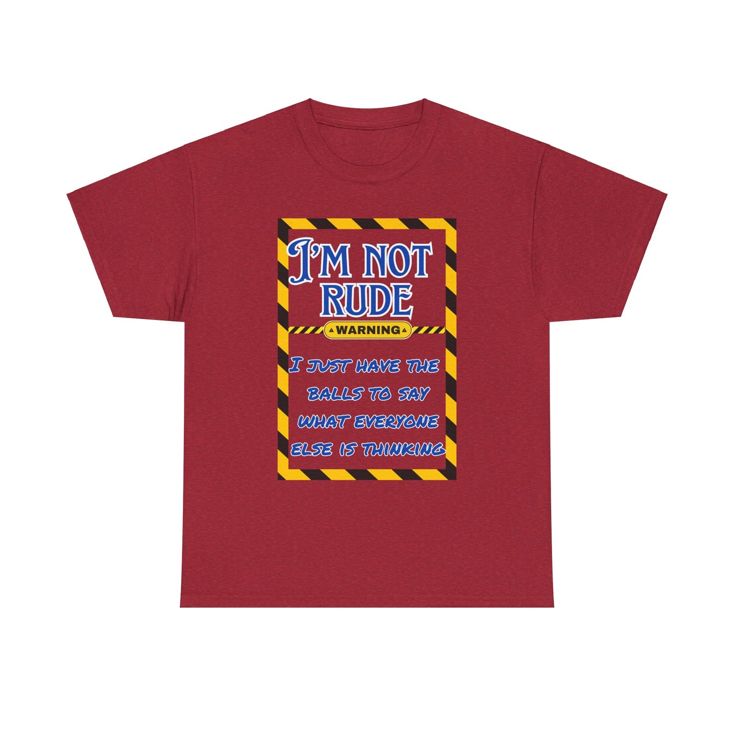 Not Rude Unisex Heavy Cotton Tee