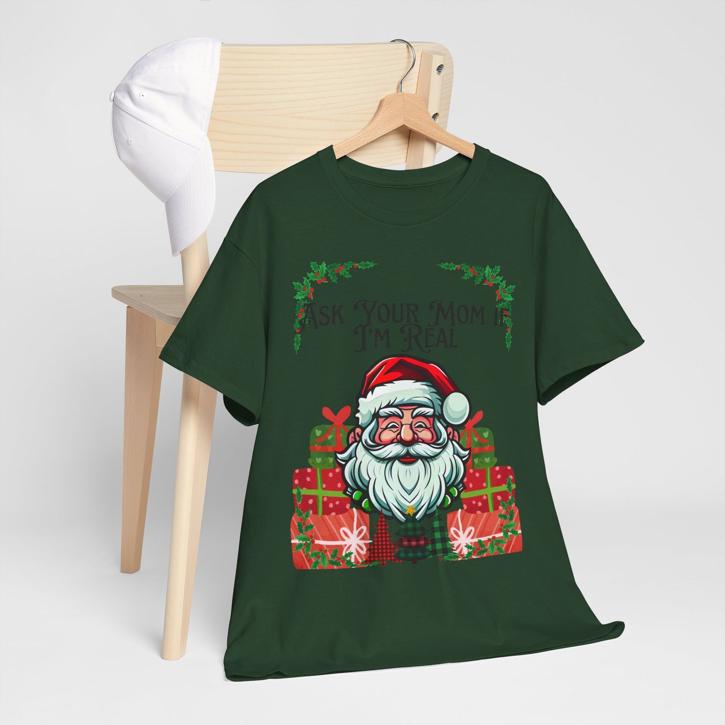 Ask your Mom Unisex Heavy Cotton Tee