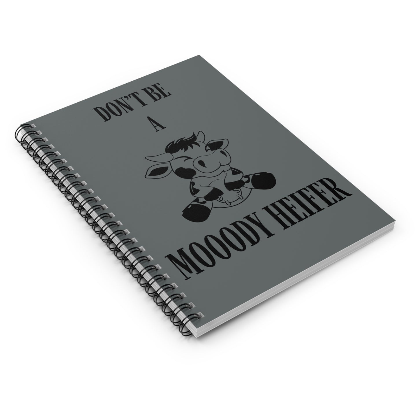 Mooody Spiral Notebook - Ruled Line