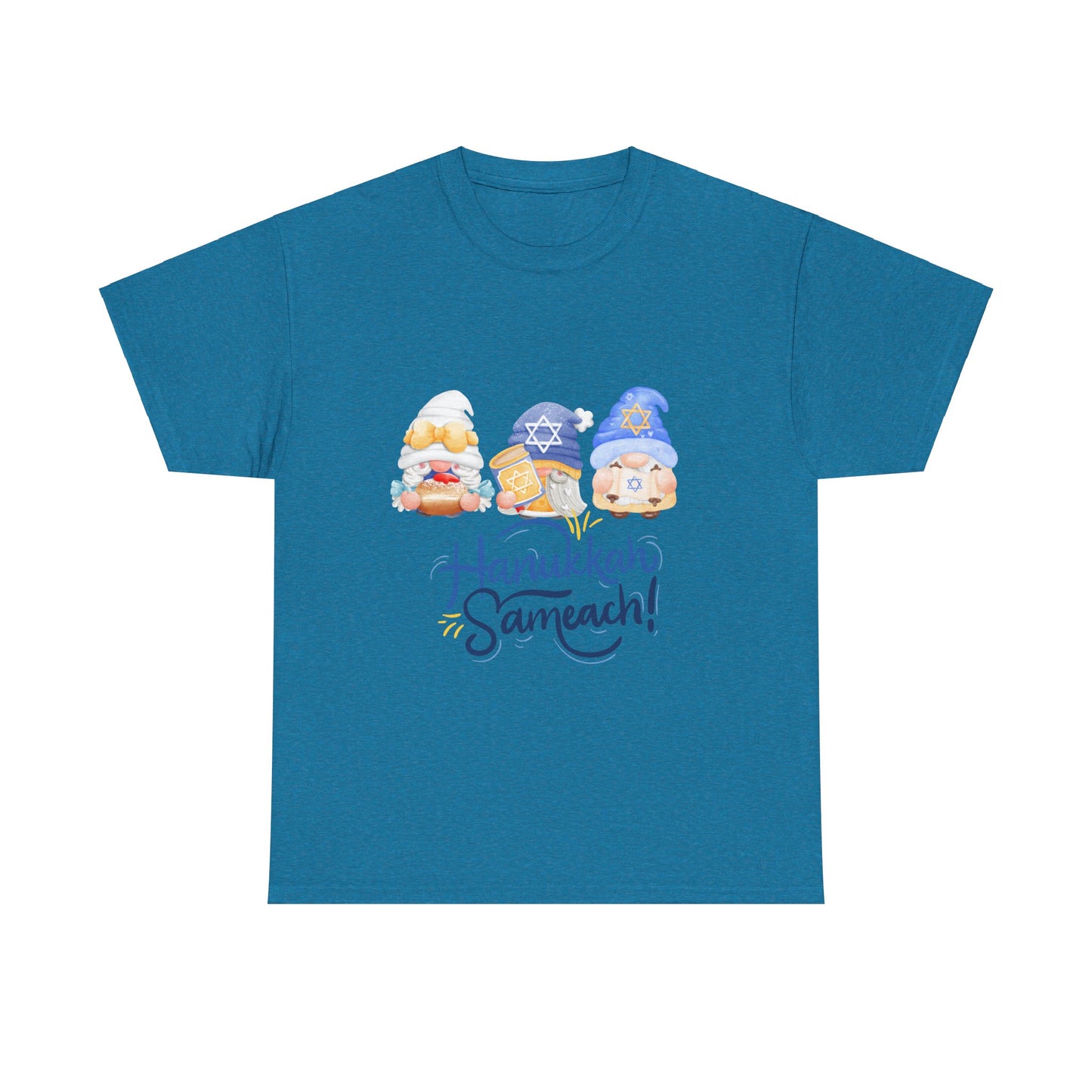 Hanukkah Gnomes Unisex Heavy Cotton Tee