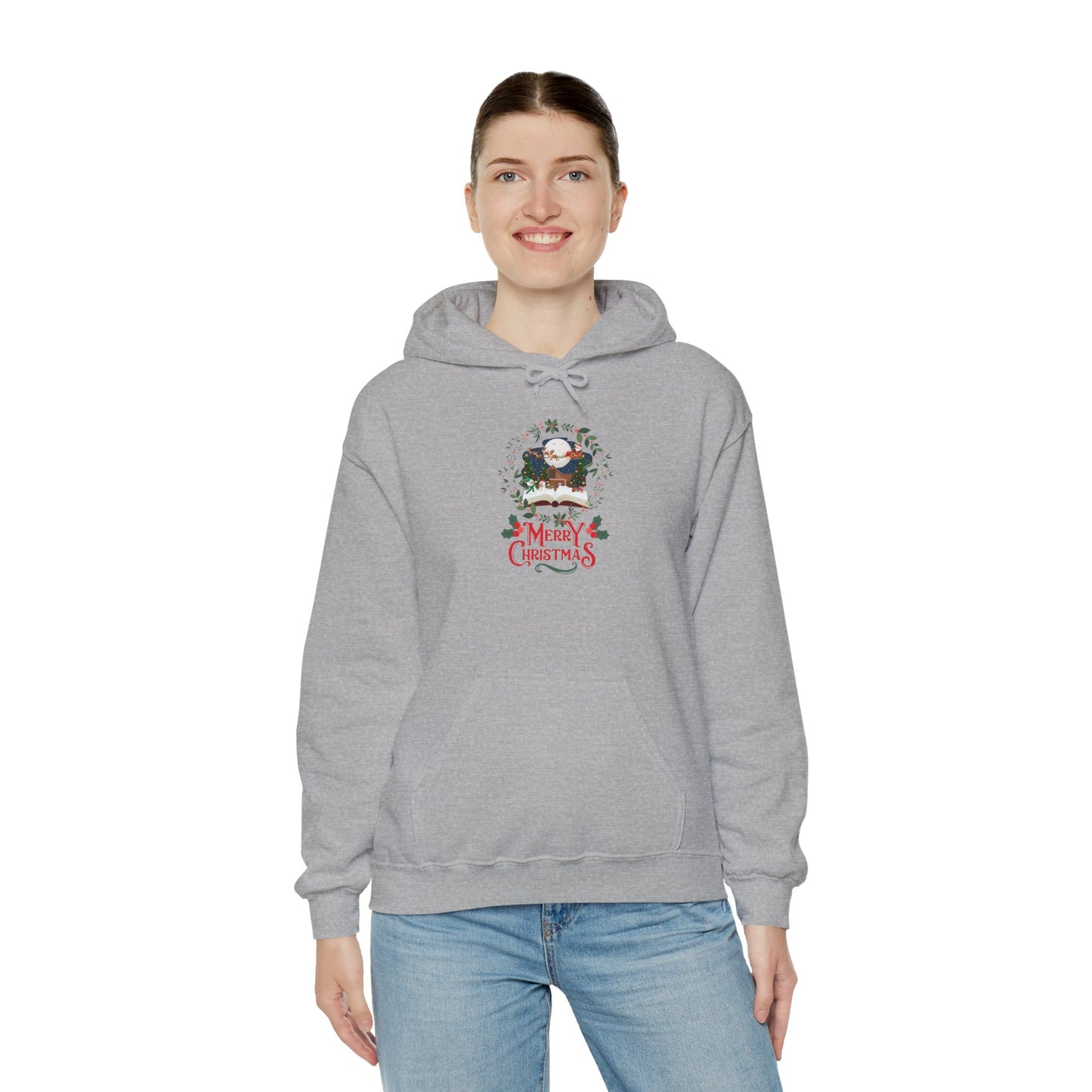Merry Christmas Unisex Heavy Blend™ Hooded Sweatshirt
