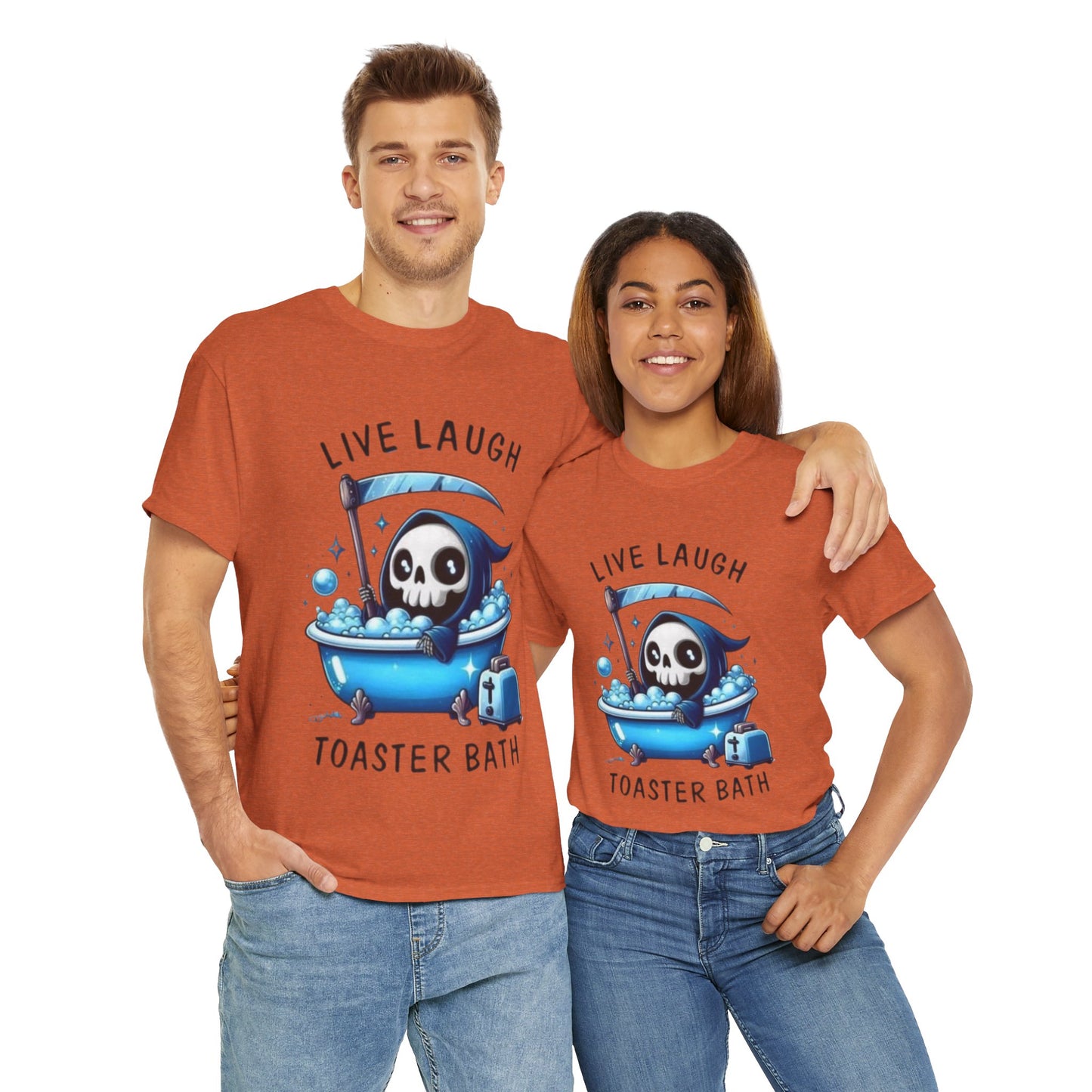 Live Laugh Unisex Heavy Cotton Tee