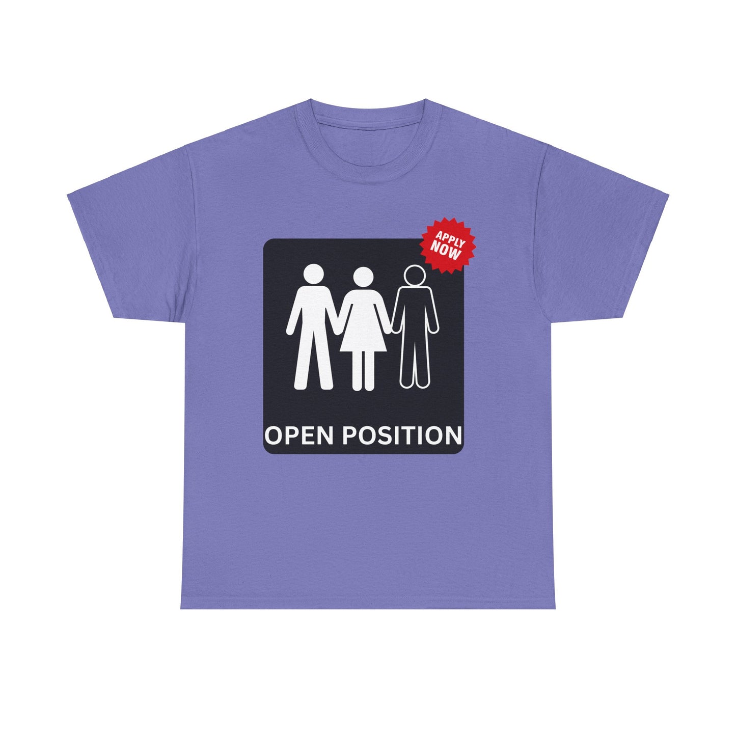 Open Position Unisex Heavy Cotton Tee