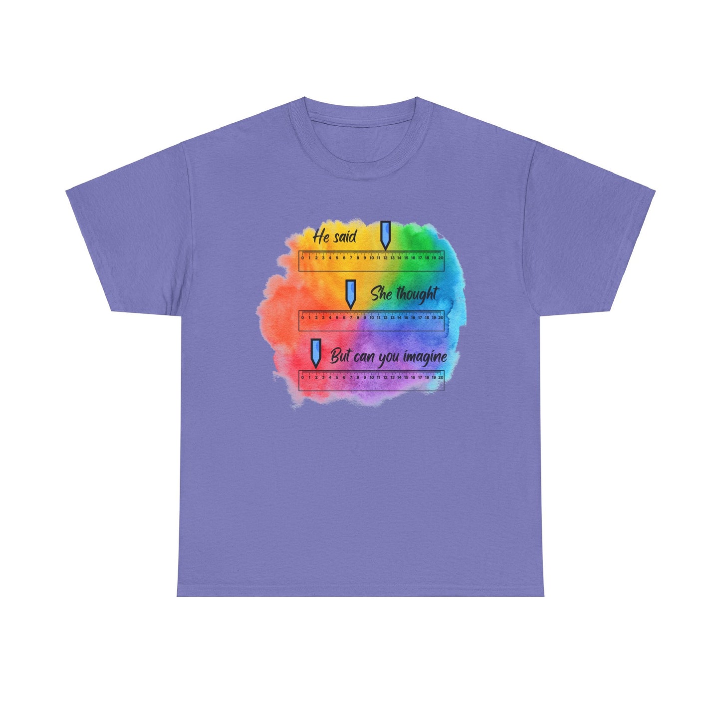 He Said Unisex Heavy Cotton Tee