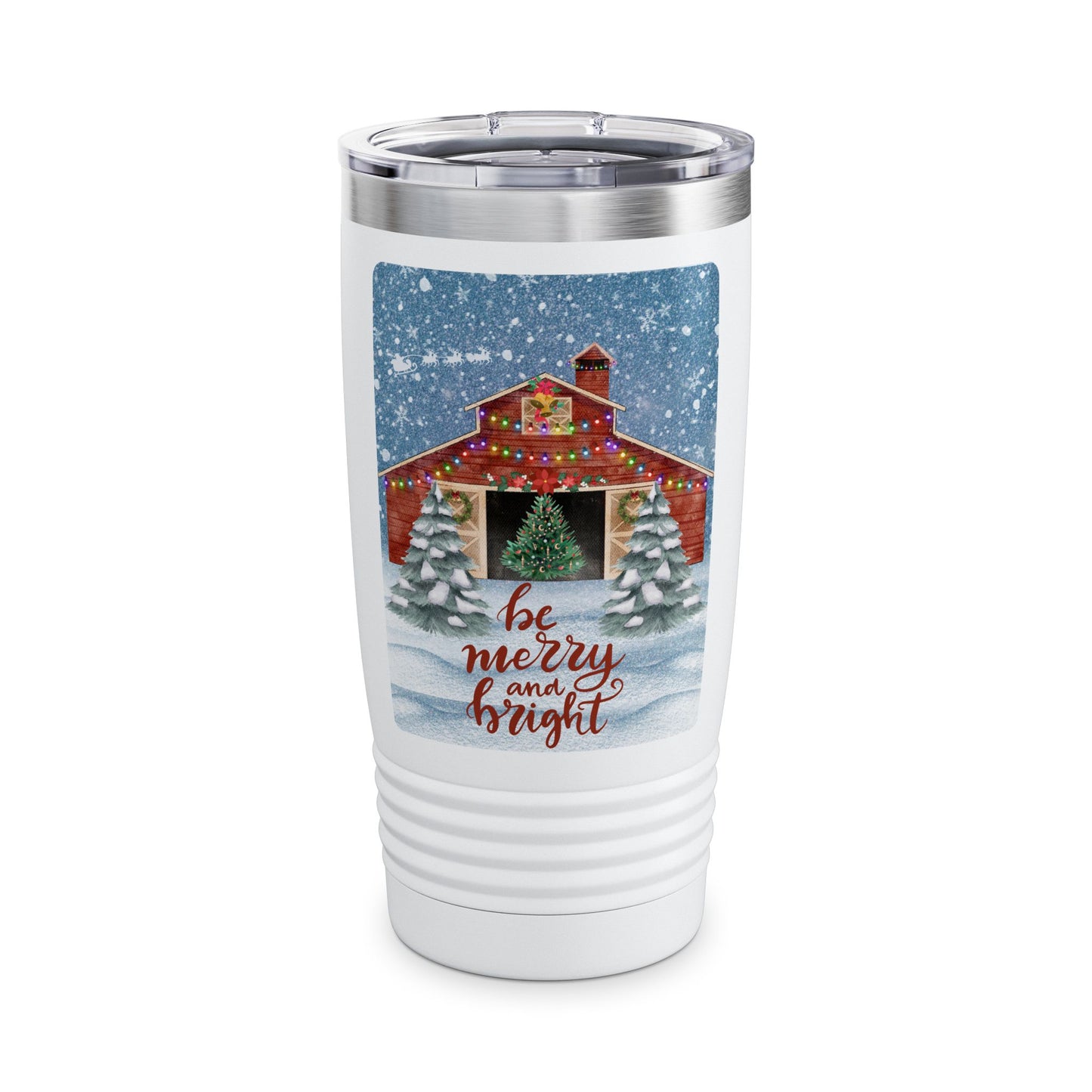 Be Merry Ringneck Tumbler, 20oz