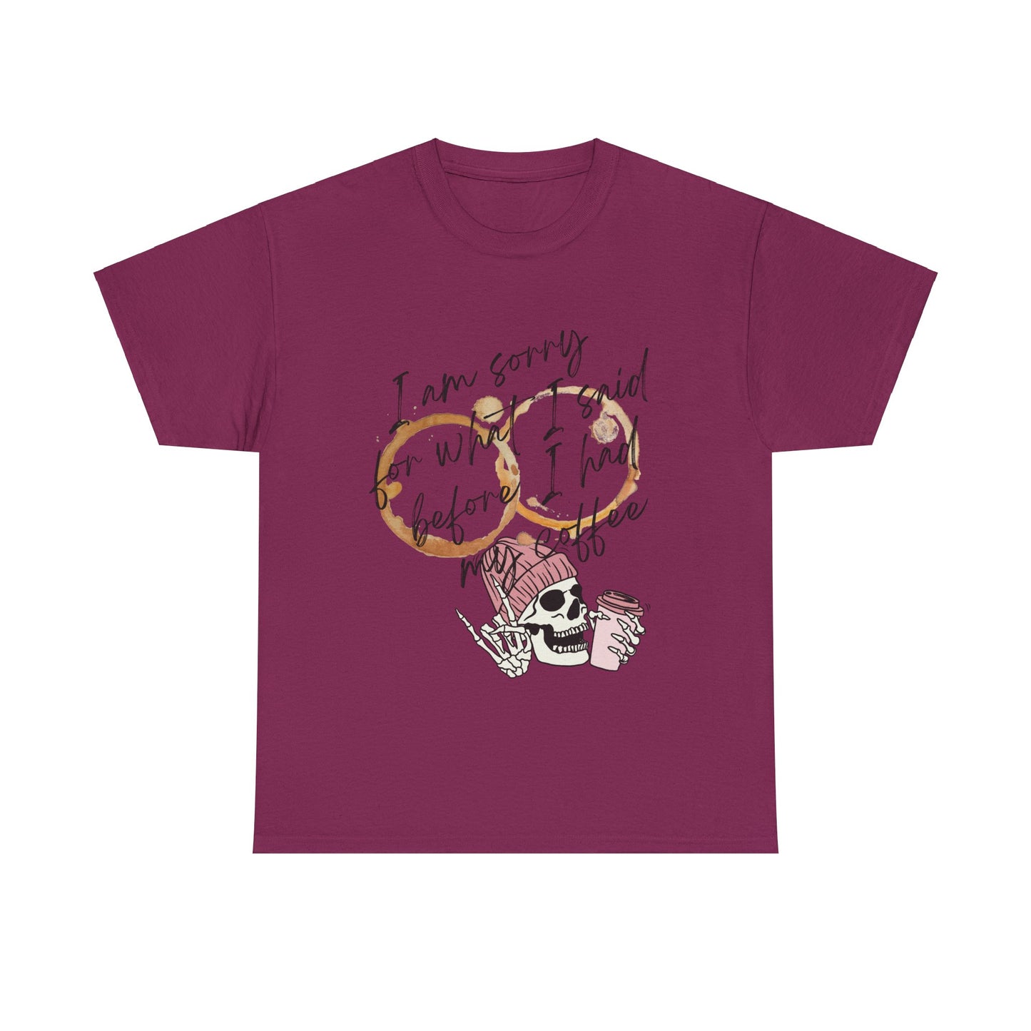 Coffee Unisex Heavy Cotton Tee