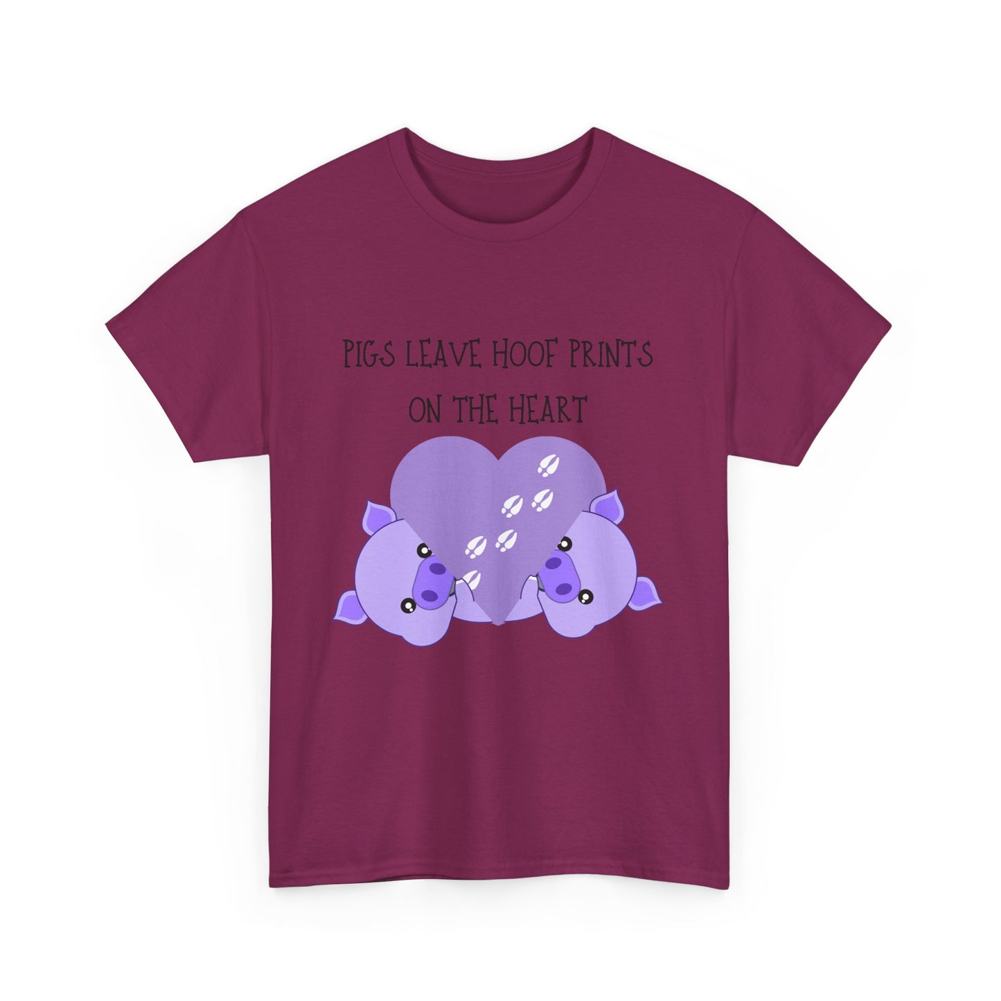 Pigs leave Unisex Heavy Cotton Tee