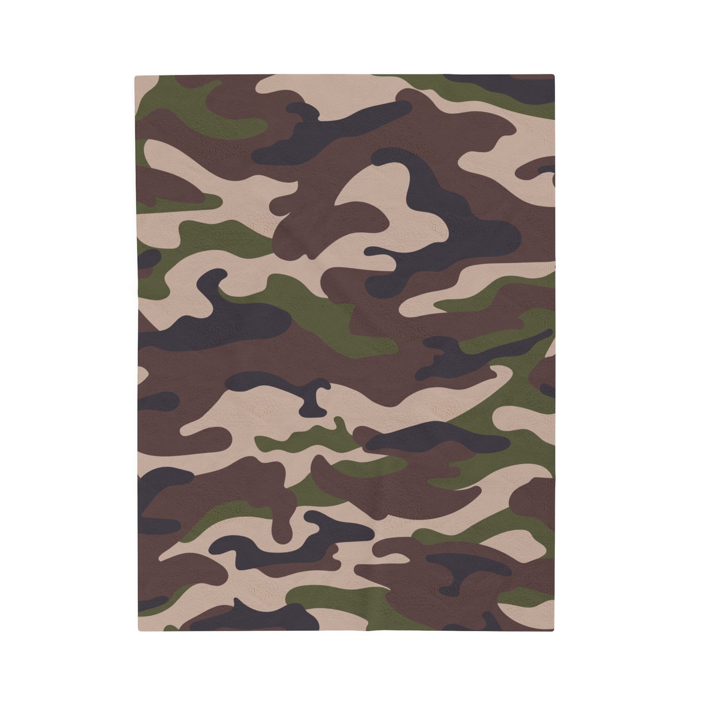 Camo Velveteen Plush Blanket