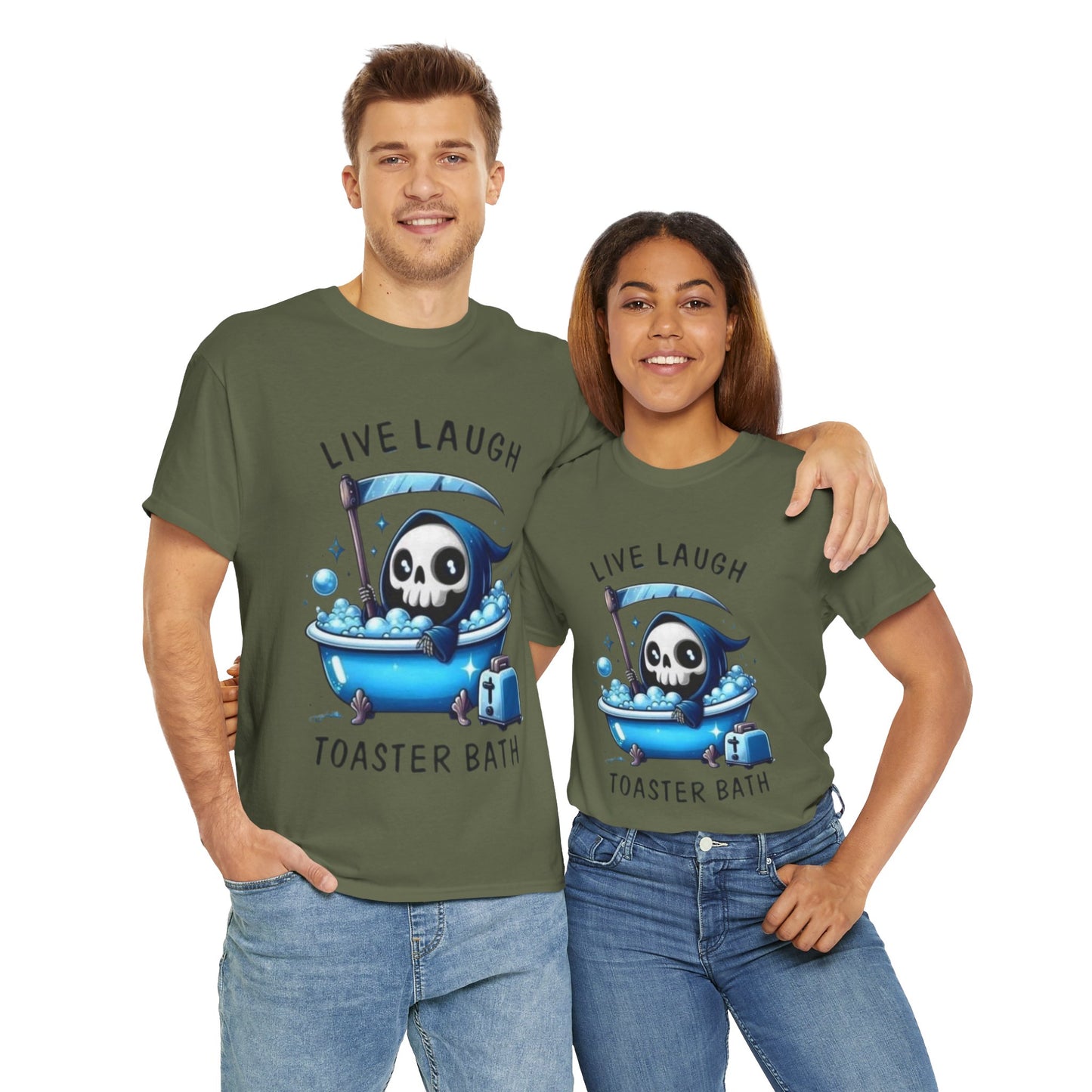 Live Laugh Unisex Heavy Cotton Tee
