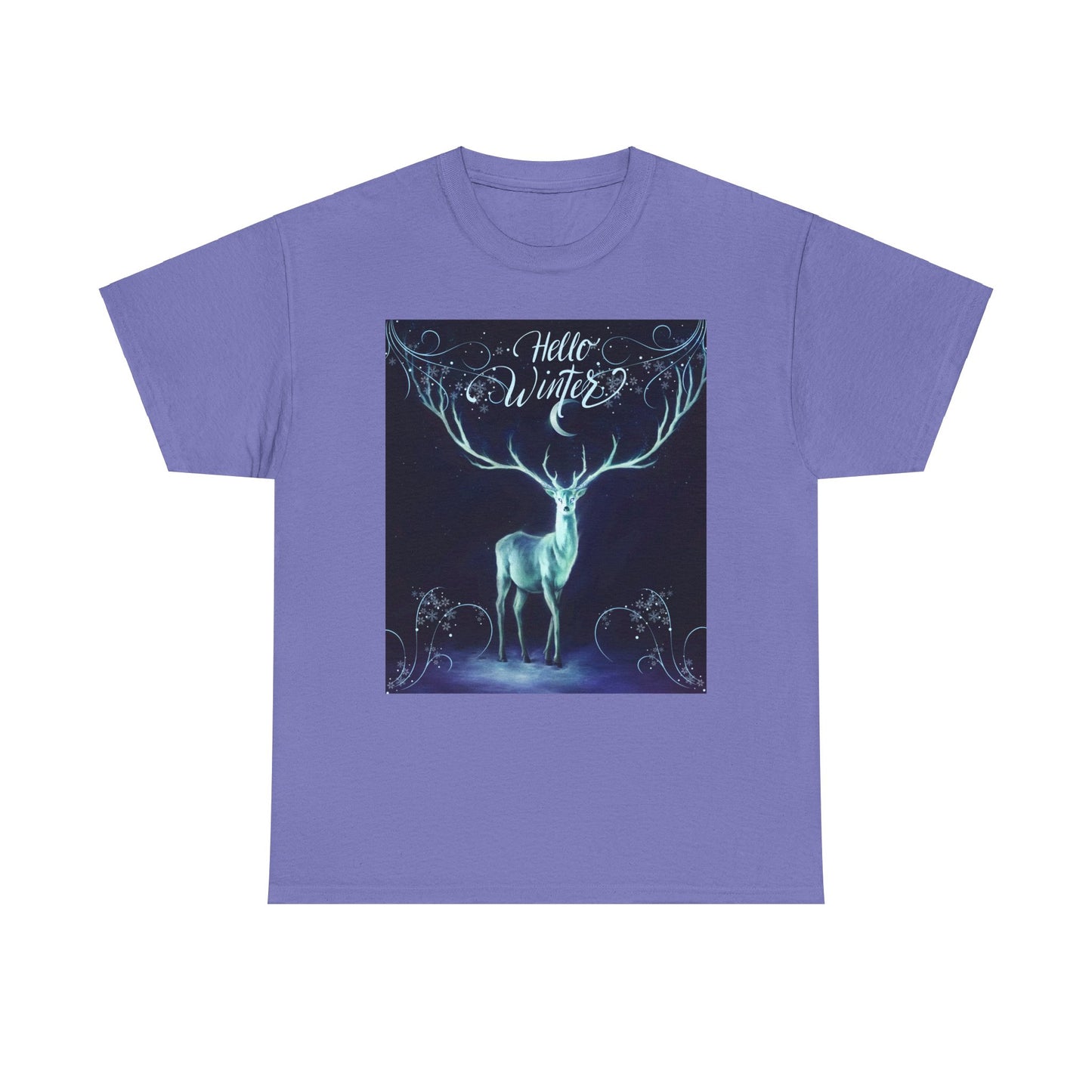 Hello Winter Unisex Heavy Cotton Tee