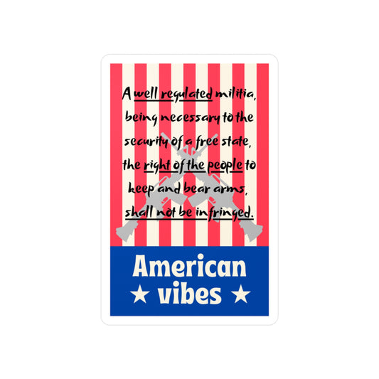 American Vibes Kiss-Cut Vinyl Decals