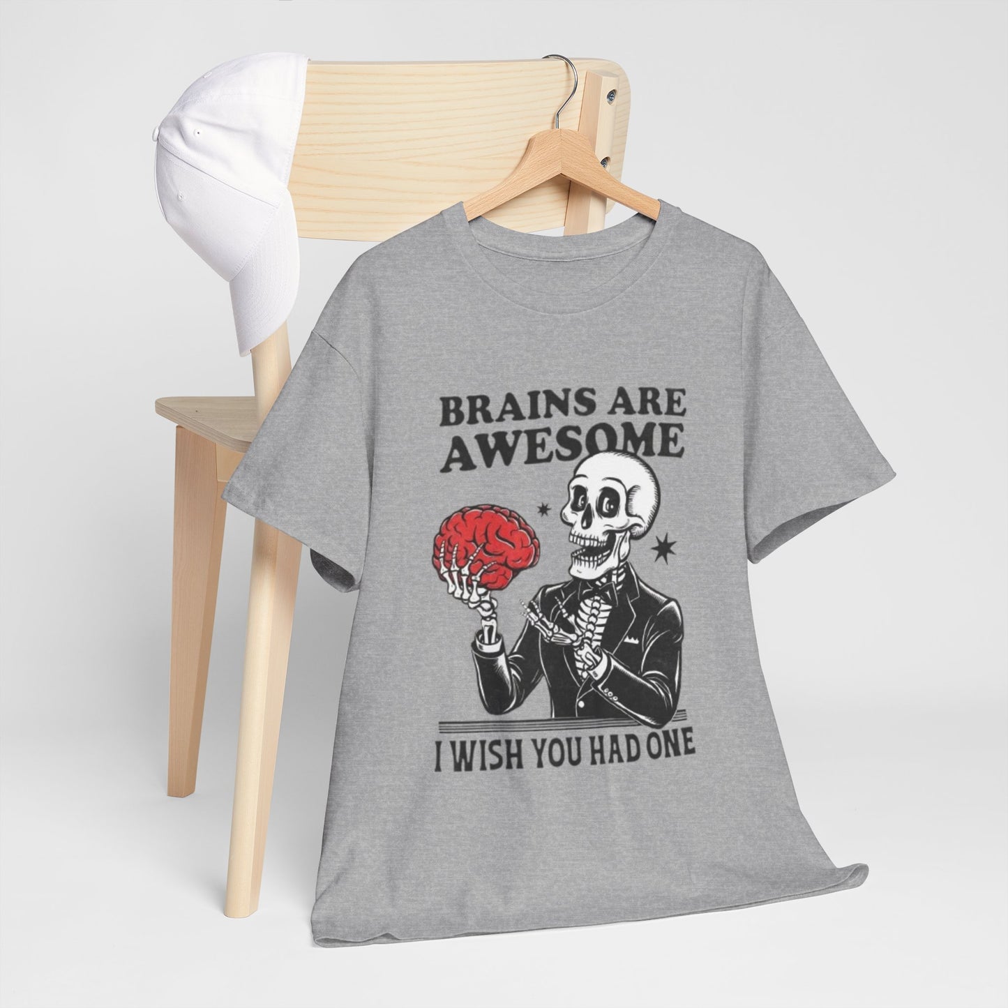 Brains Unisex Heavy Cotton Tee