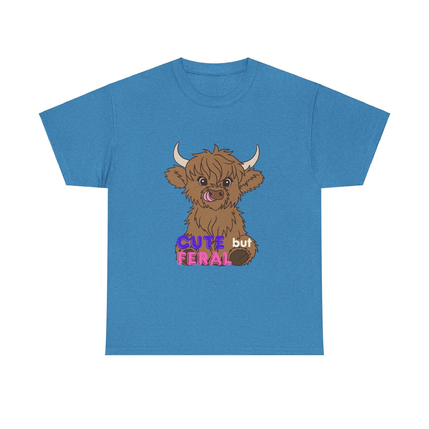 Cute but Feral Unisex Heavy Cotton Tee