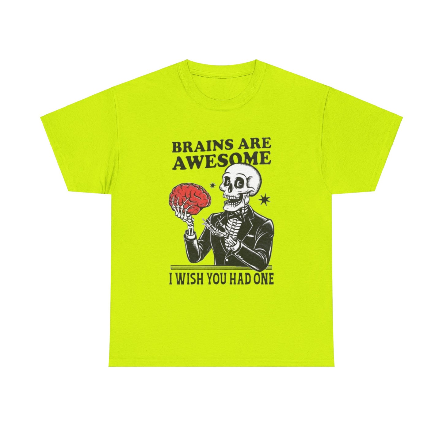 Brains Unisex Heavy Cotton Tee