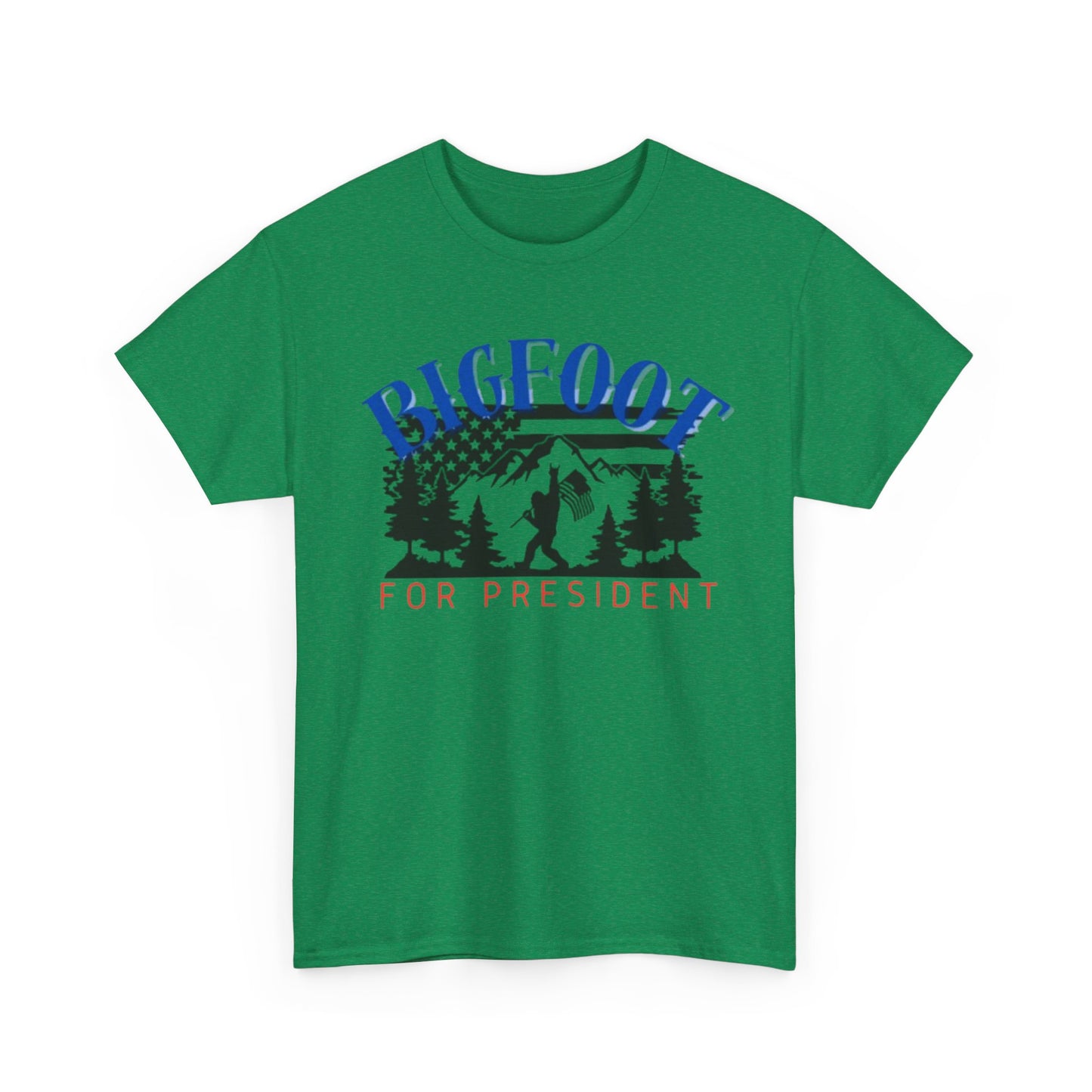 Bigfoot for President Unisex Heavy Cotton Tee