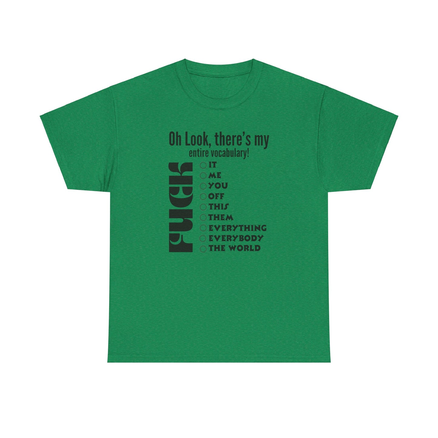 Vocabulary Unisex Heavy Cotton Tee