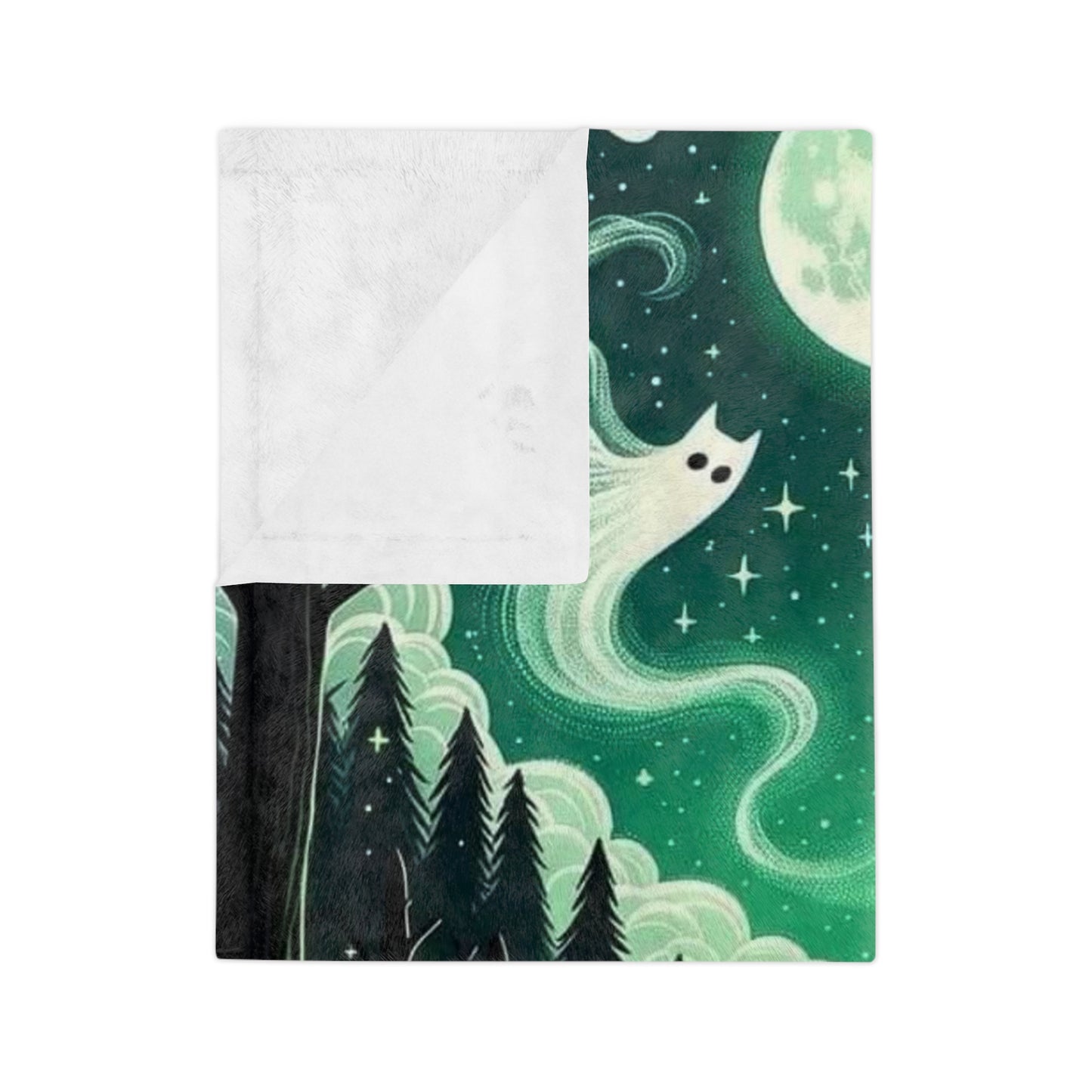 Spirited Cats Velveteen Microfiber Blanket