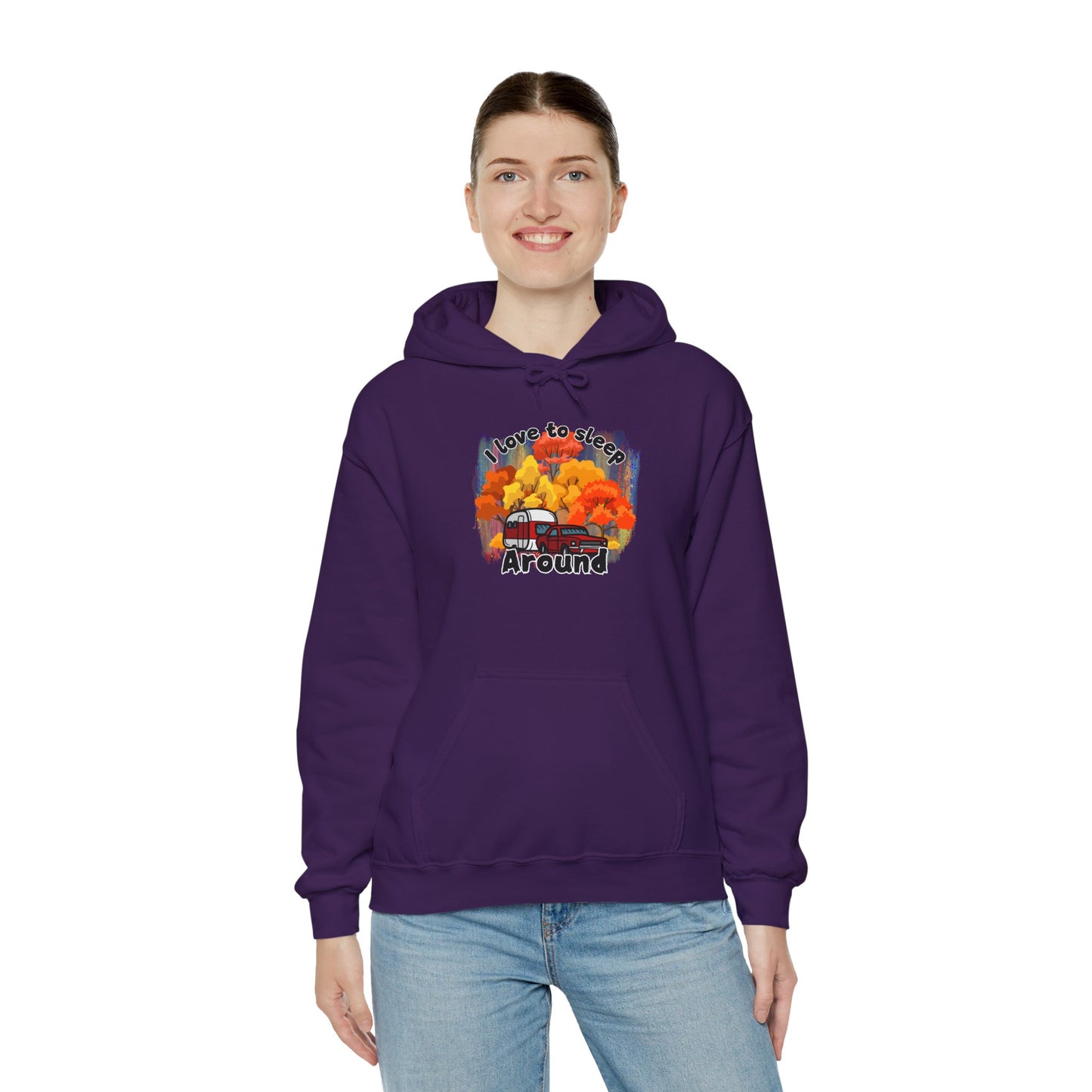 Love Sleeping Unisex Heavy Blend™ Hooded Sweatshirt