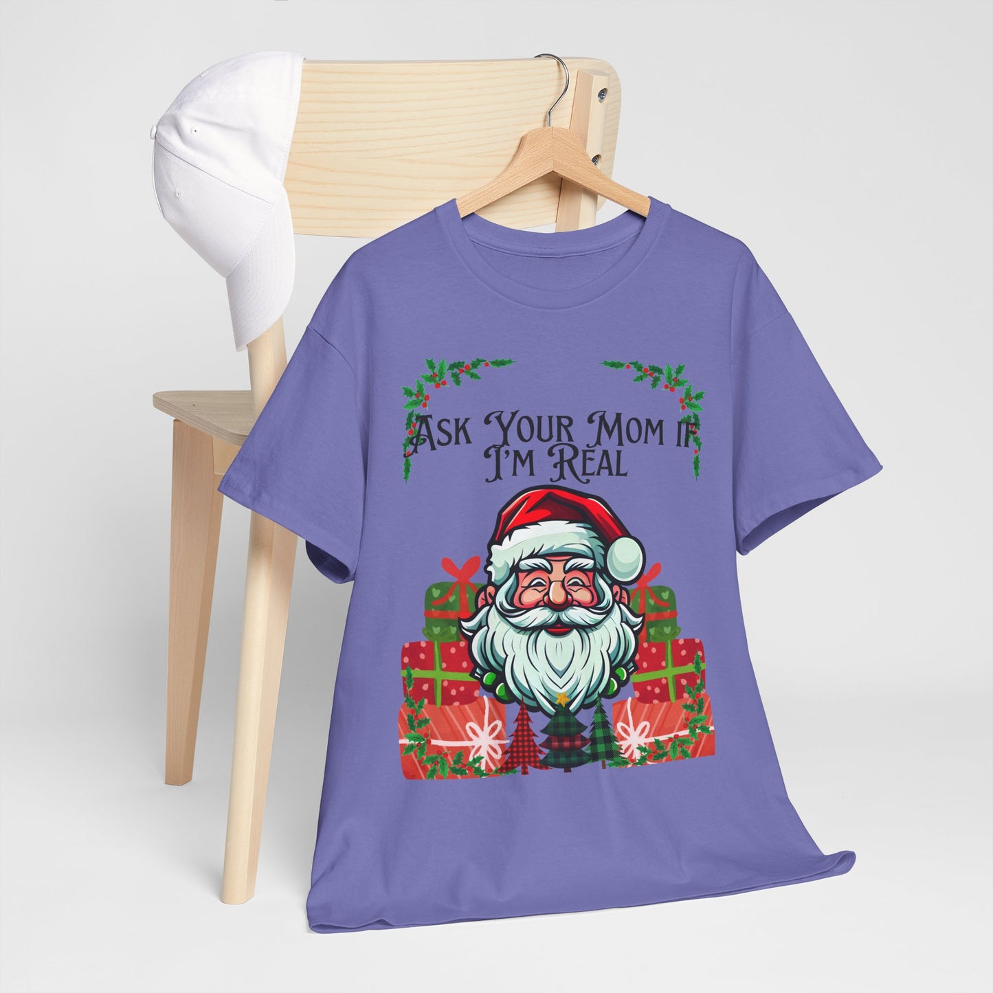 Ask your Mom Unisex Heavy Cotton Tee