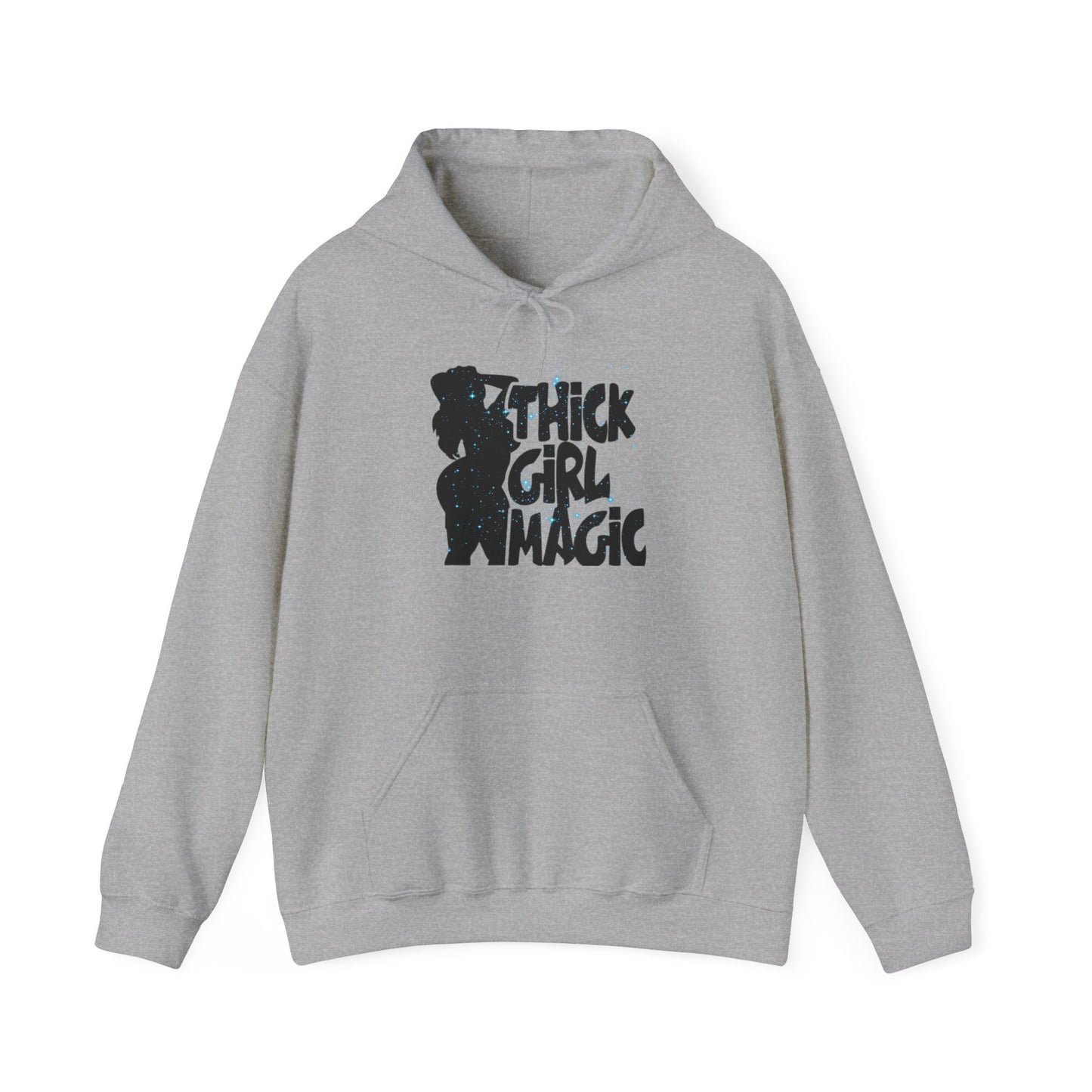 Thick Girl Magic Unisex Hooded Sweatshirt