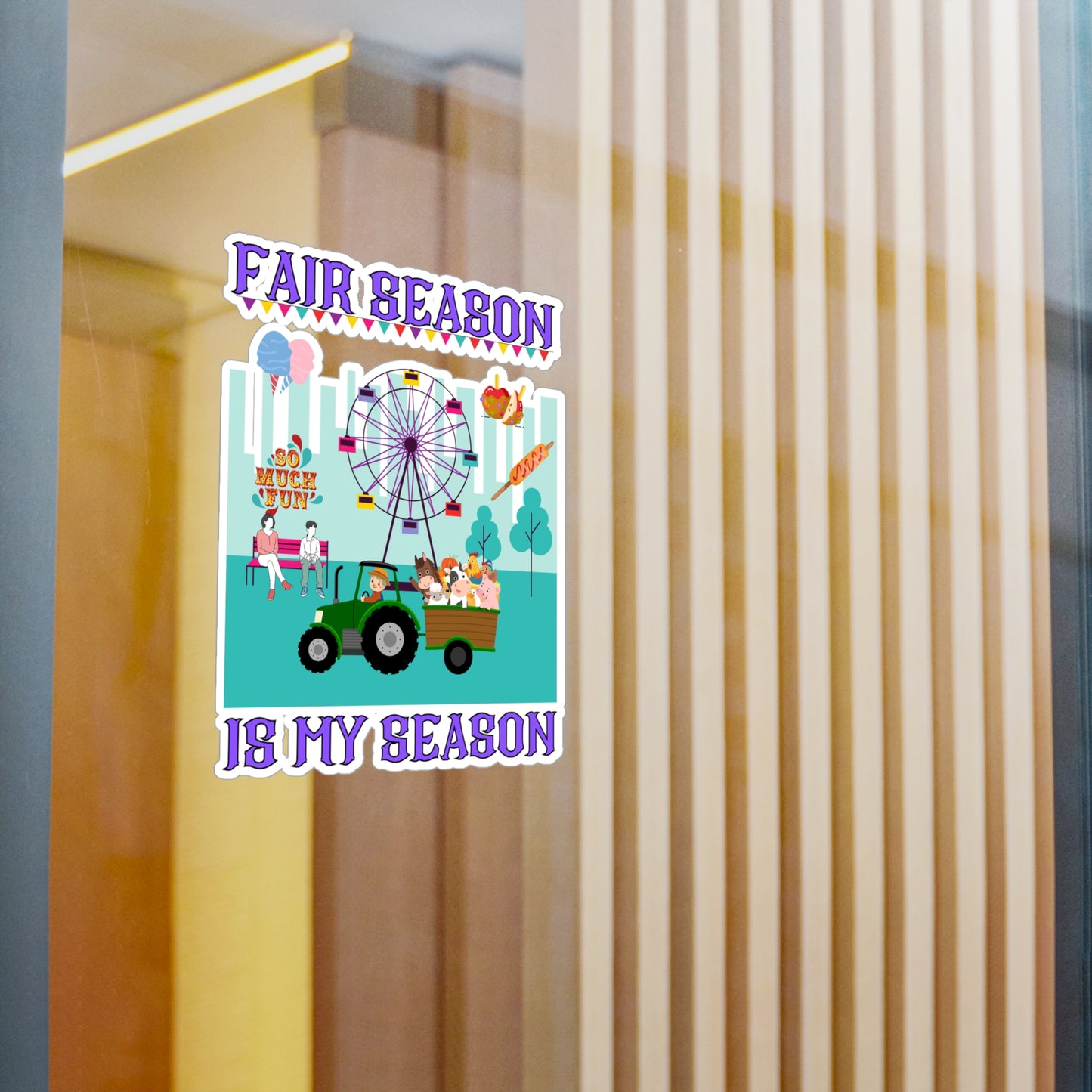 Fair Season Kiss-Cut Vinyl Decals
