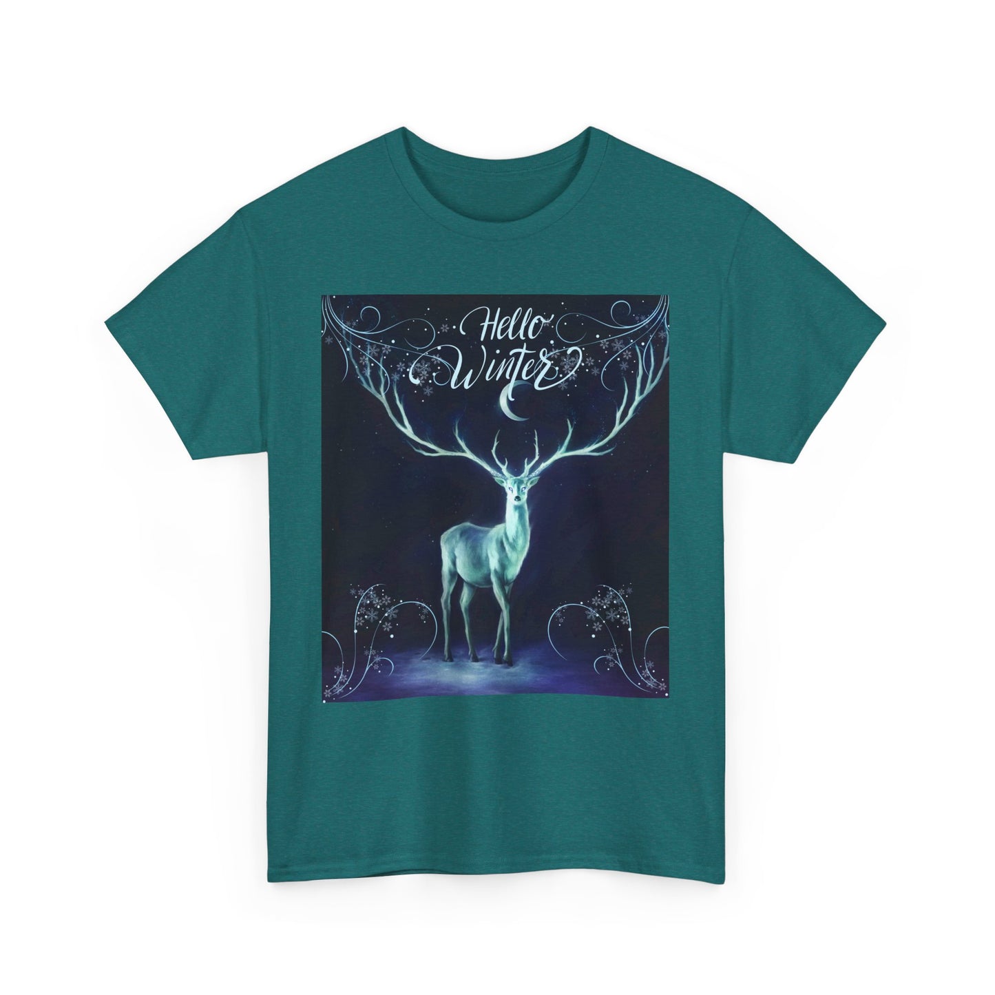 Hello Winter Unisex Heavy Cotton Tee