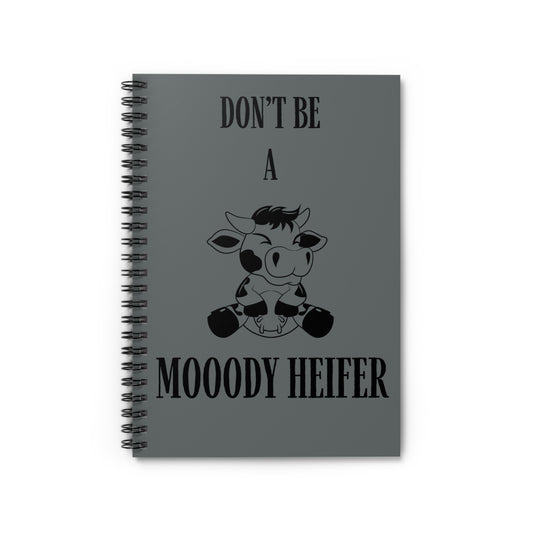 Mooody Spiral Notebook - Ruled Line