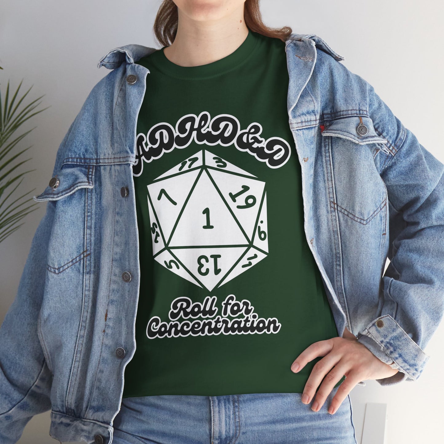 ADHD&D Unisex Heavy Cotton Tee